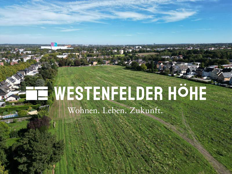 Eine Luftaufnahme der Westenfelder Höhe